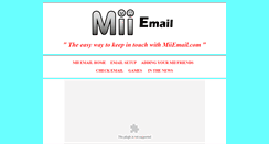 Desktop Screenshot of miiemail.com