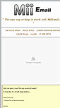 Mobile Screenshot of miiemail.com